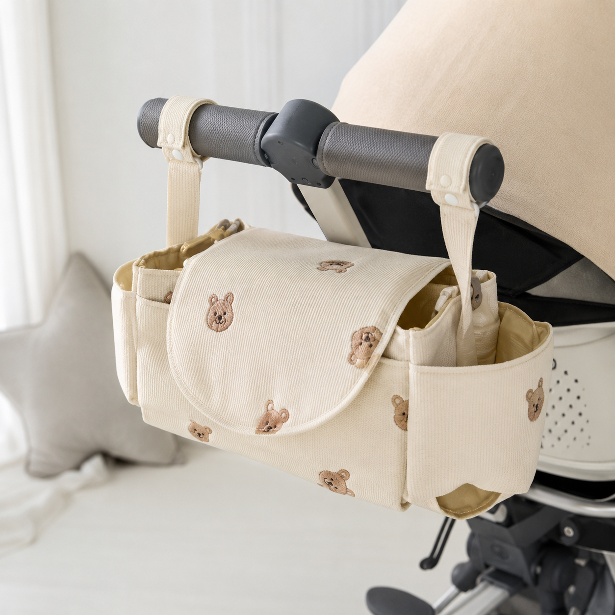 Sac Organisateur Poussette Bébé – Pratique & Spacieux