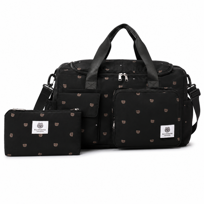 Sac à Langer en Velours Côtelé – Élégant & Pratique