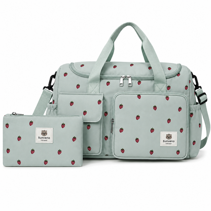 Sac à Langer en Velours Côtelé – Élégant & Pratique