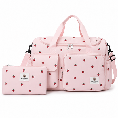 Sac à Langer en Velours Côtelé – Élégant & Pratique