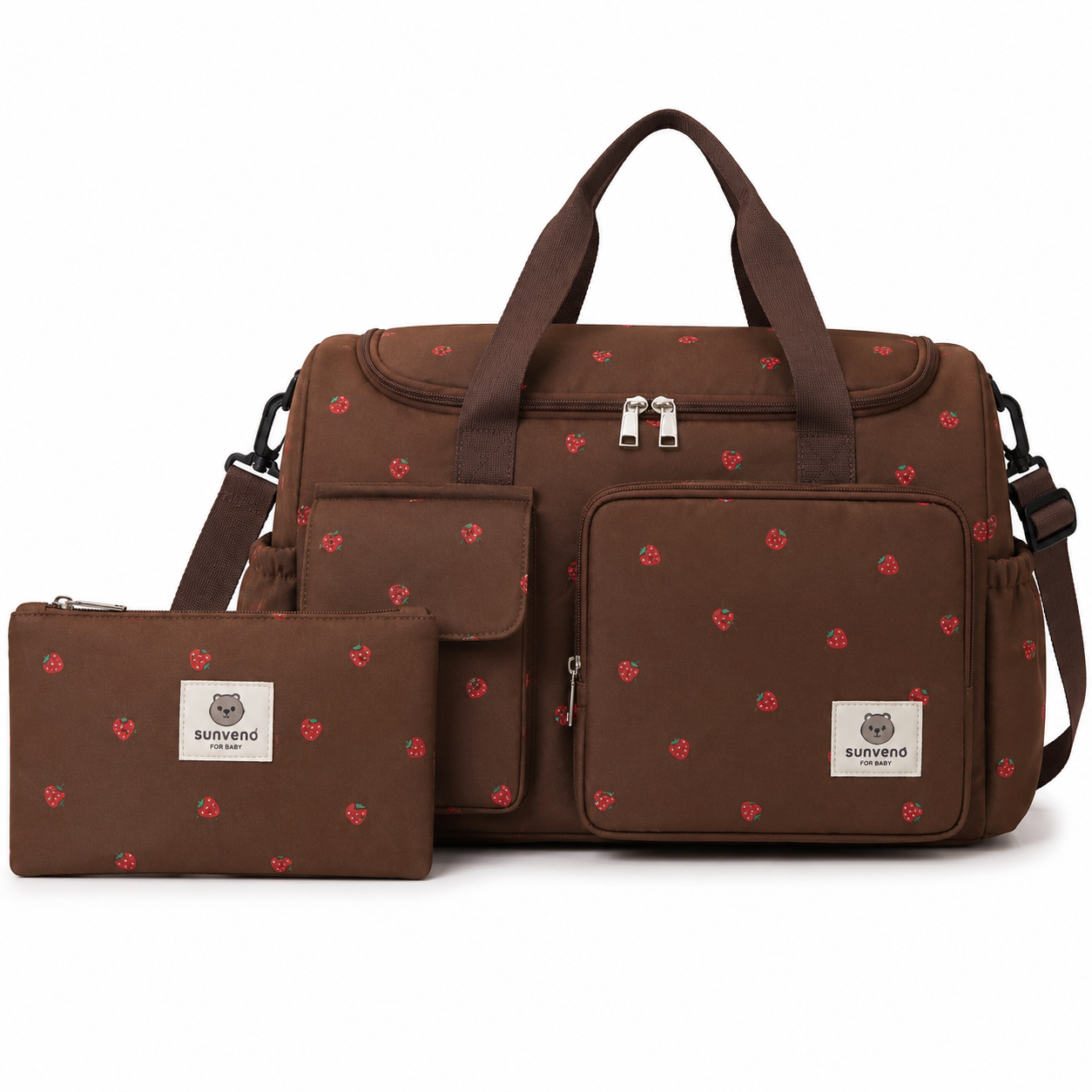 Sac à Langer en Velours Côtelé – Élégant & Pratique