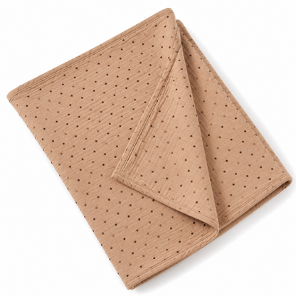 Couverture d'Emmaillotage Carrée en Mousseline Douce