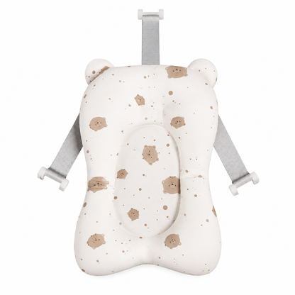Tapis de Bain Bébé Antidérapant avec Coussin Douillet