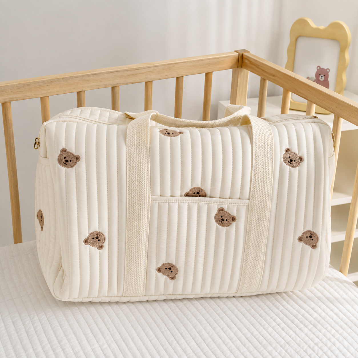Sac à Langer Ours – Organisateur Pratique & Tendance