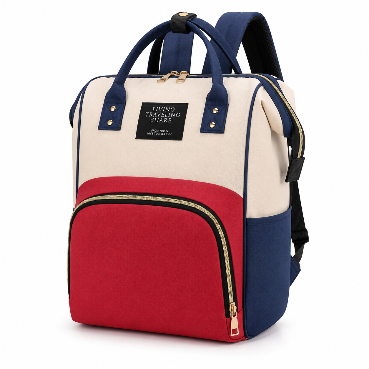 Sac à Dos Bébé en Toile Grande Capacité & Isotherme