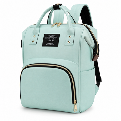 Sac à Dos Bébé en Toile Grande Capacité & Isotherme