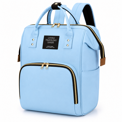 Sac à Dos Bébé en Toile Grande Capacité & Isotherme