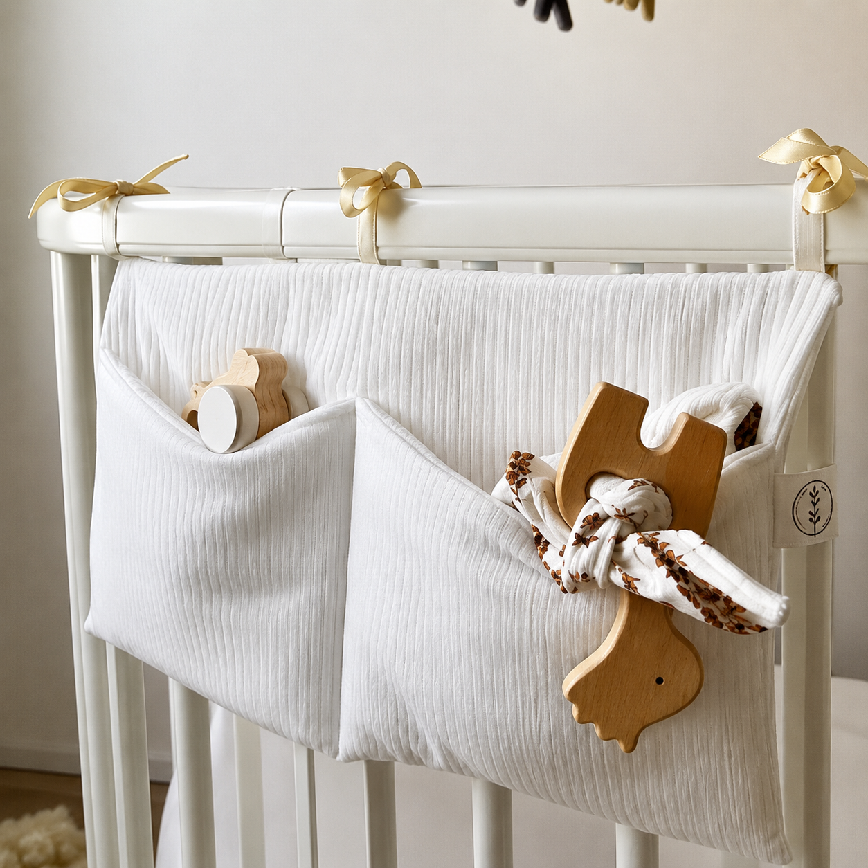 Organisateur Lit Bébé Multifonction – Rangement Pratique