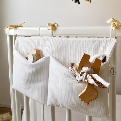 Organisateur Lit Bébé Multifonction – Rangement Pratique