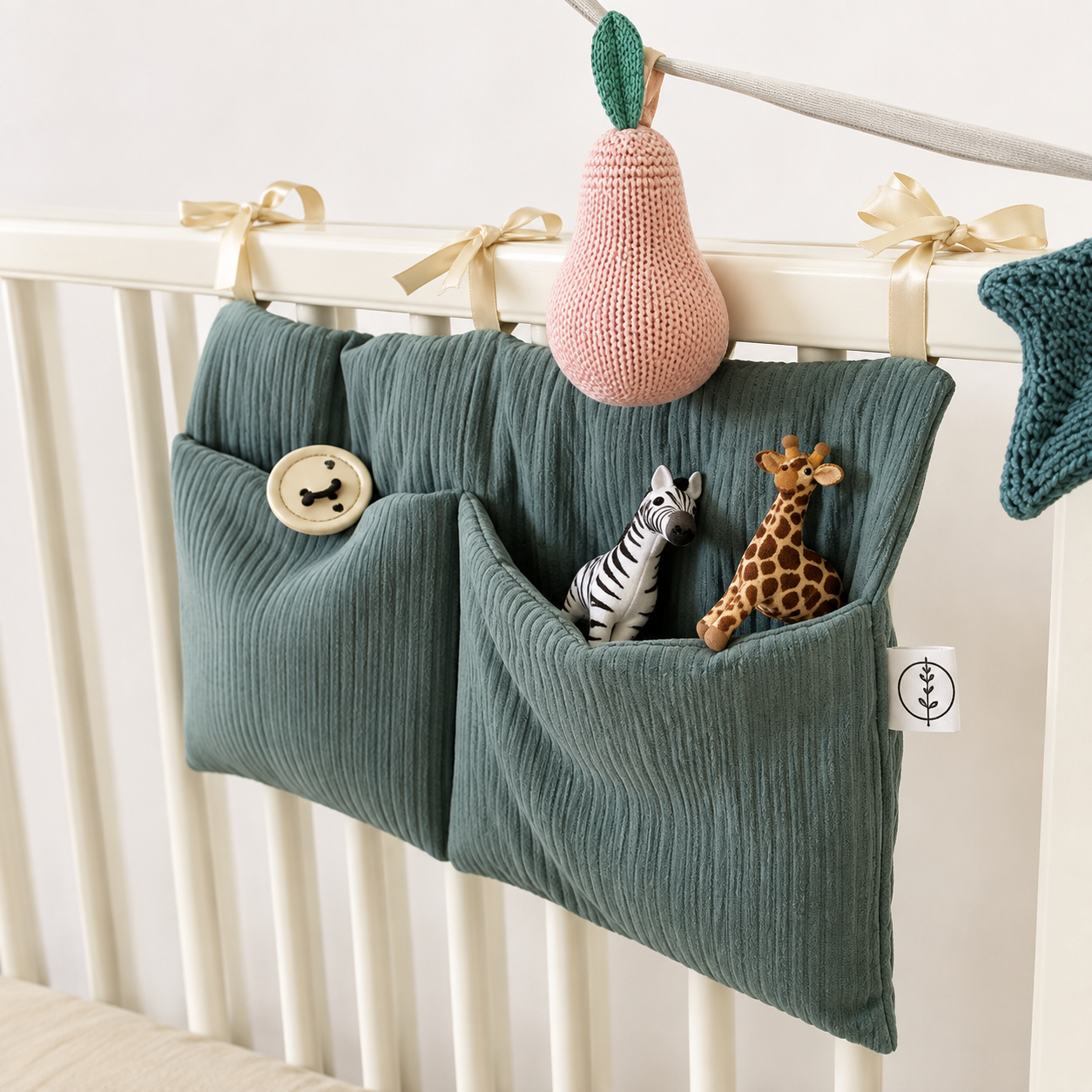 Organisateur Lit Bébé Multifonction – Rangement Pratique