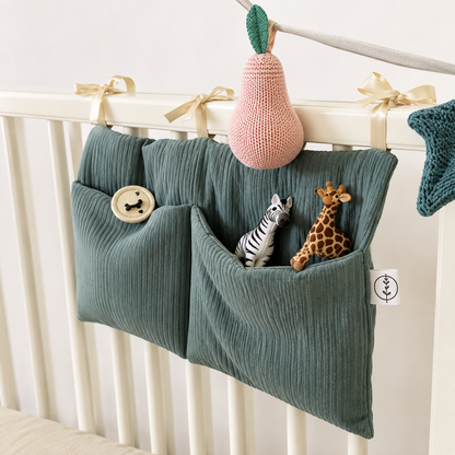 Organisateur Lit Bébé Multifonction – Rangement Pratique