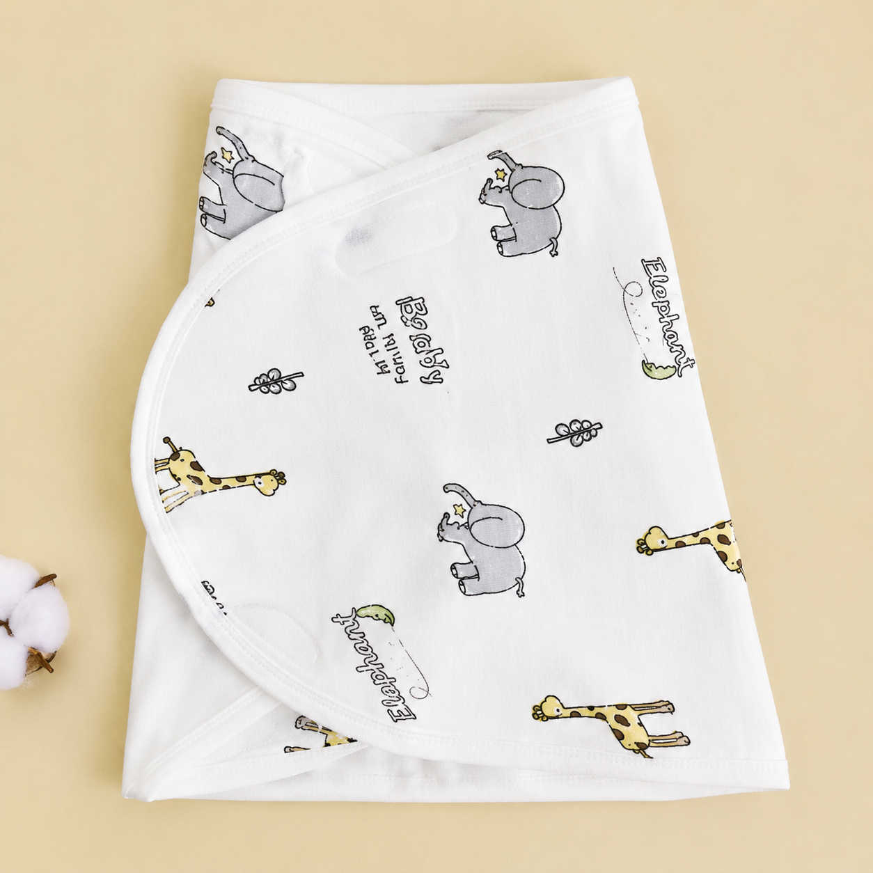 Couverture d’Emmaillotage Bébé 0–6 Mois – Douce & Confortable
