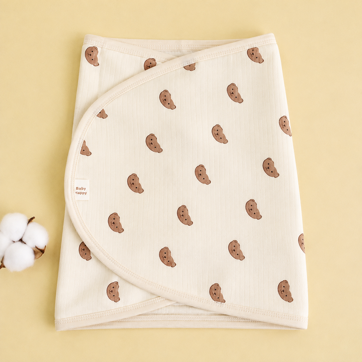Couverture d’Emmaillotage Bébé 0–6 Mois – Douce & Confortable