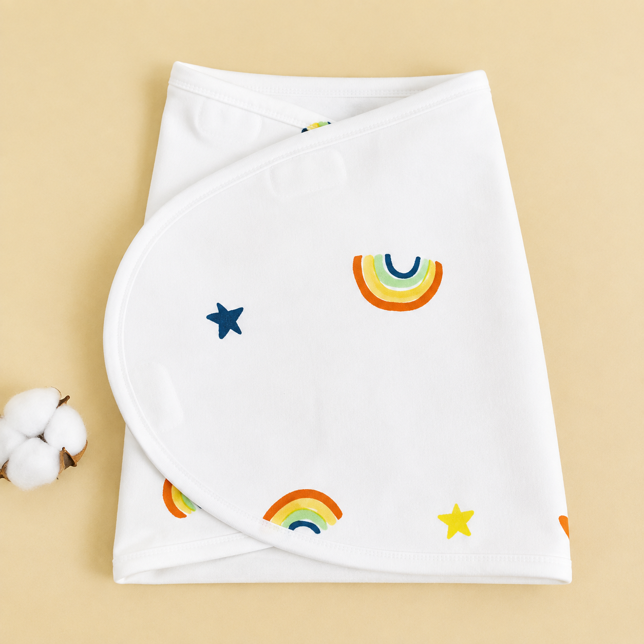 Couverture d’Emmaillotage Bébé 0–6 Mois – Douce & Confortable