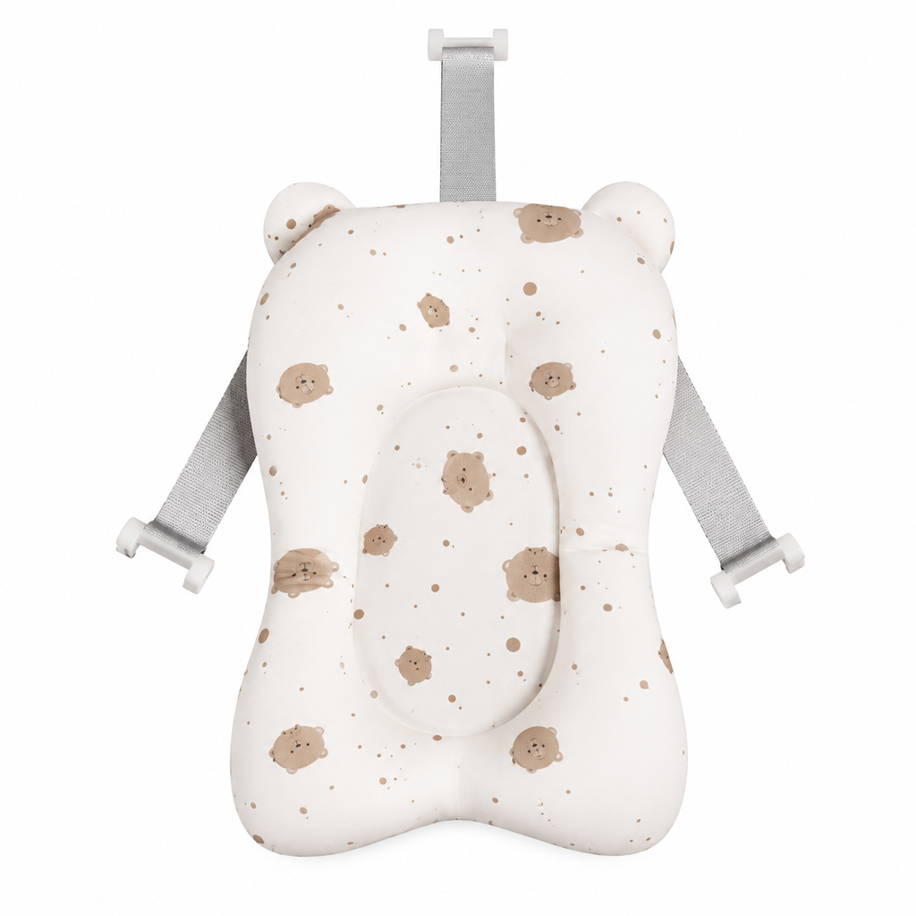 Tapis de Bain Bébé Antidérapant avec Coussin