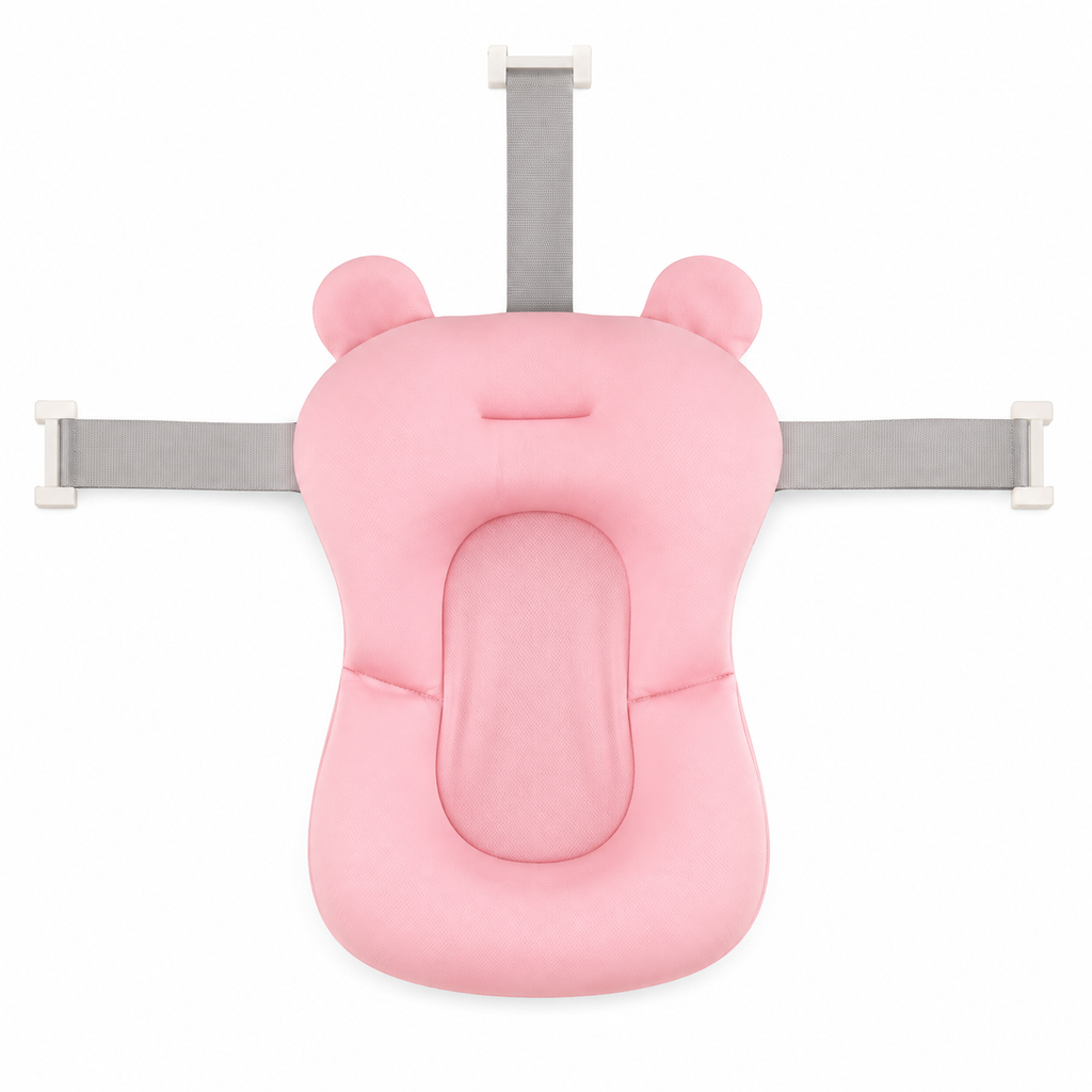 Tapis de Bain Bébé Antidérapant avec Coussin
