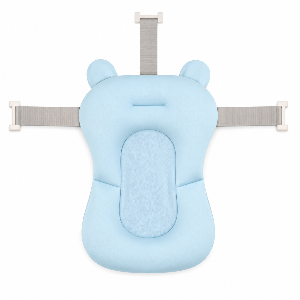 Tapis de Bain Bébé Antidérapant avec Coussin