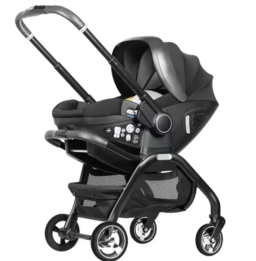 Poussette Bébé Modulable Pliable à Assise Amovible