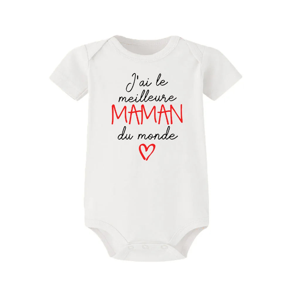 Body Bébé Annonce Marraine ou Parrain – Manches Courtes