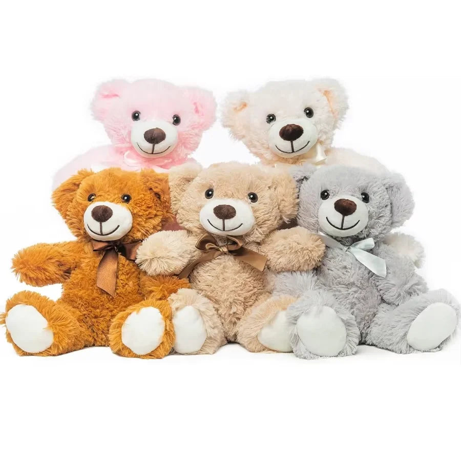 Ours en Peluche Doux 34 cm – Plusieurs Coloris
