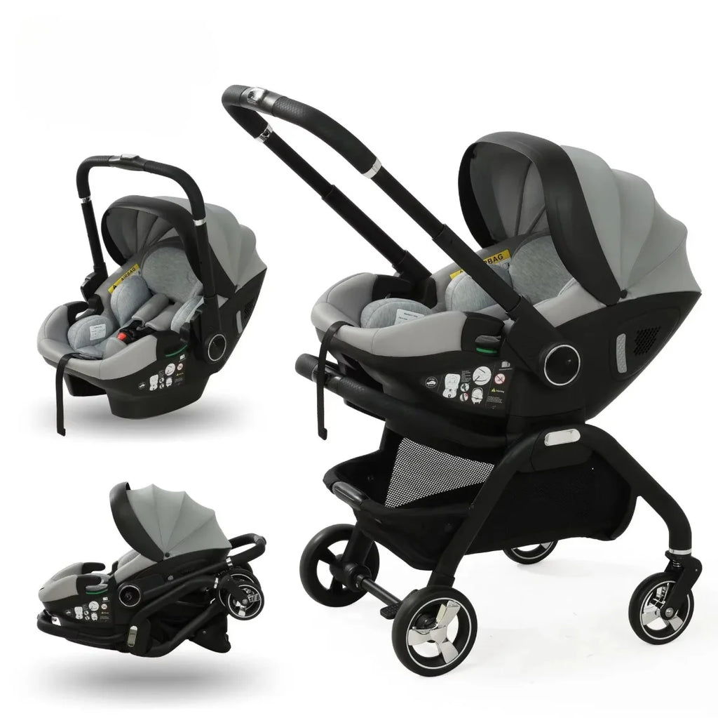 Poussette Bébé Modulable Pliable à Assise Amovible