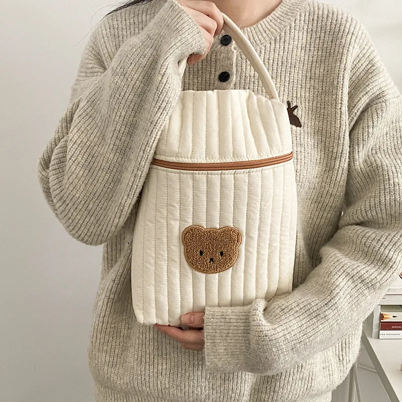 Sac Maternité "Ours Maman" Beige