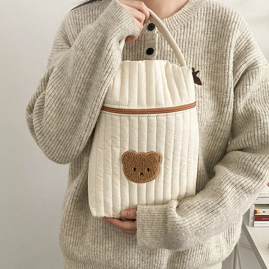 Sac Maternité "Ours Maman" Beige