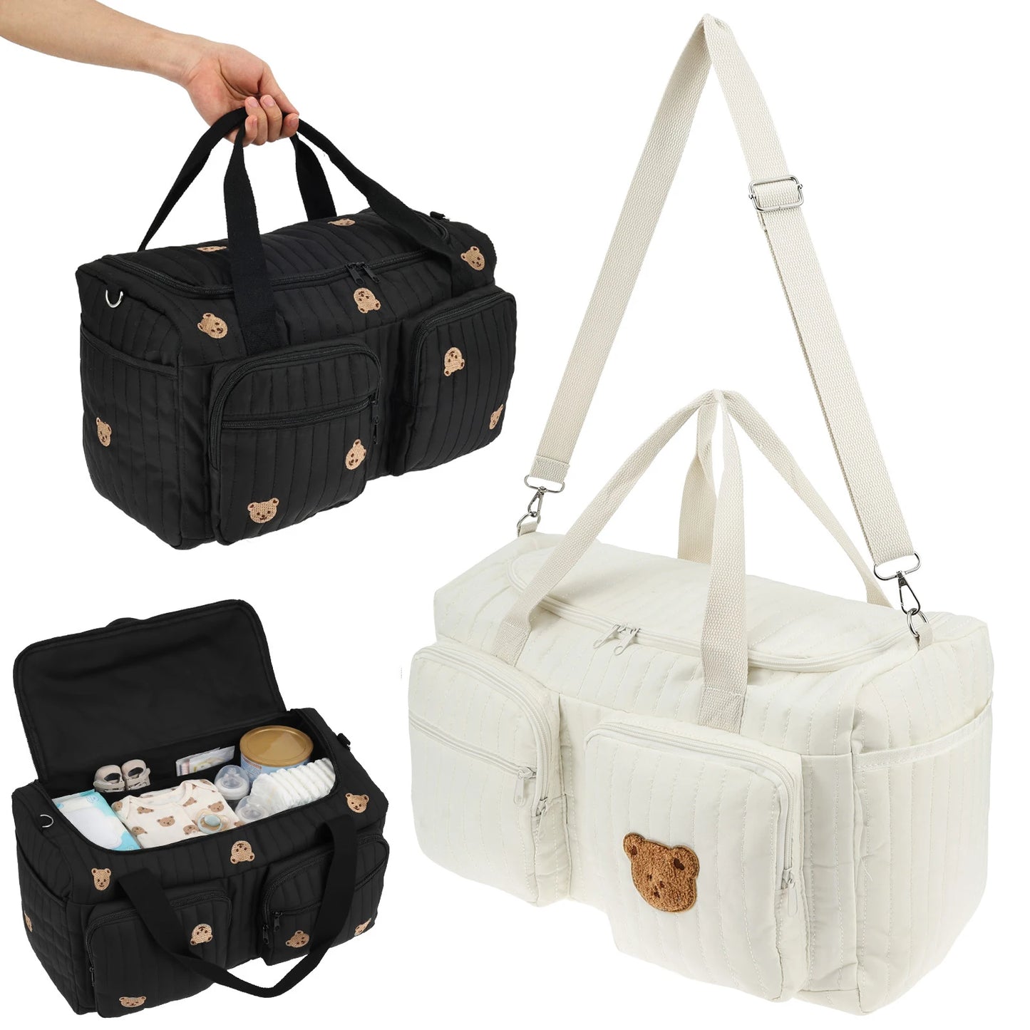 Sac à langer grande capacité, organisation facile
