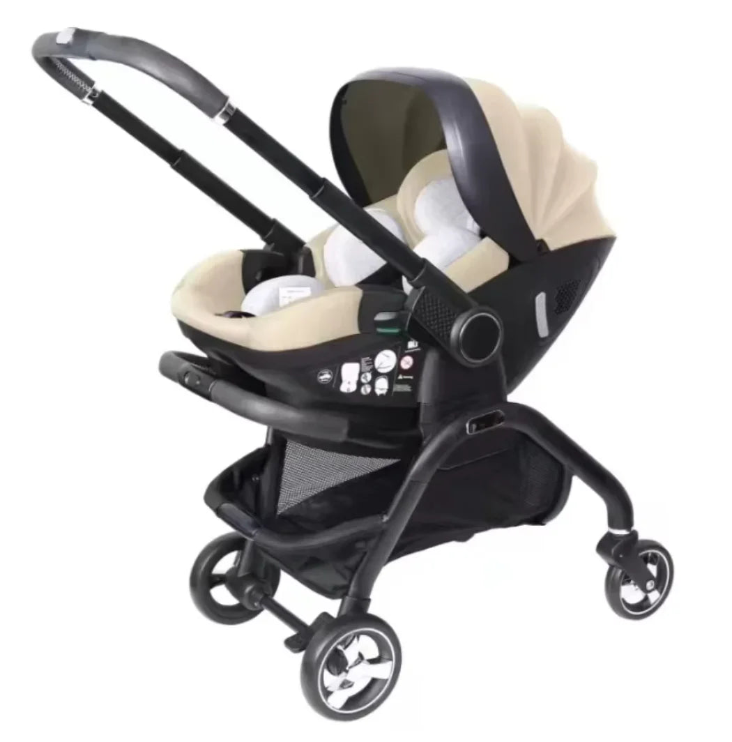 Poussette Bébé Modulable Pliable à Assise Amovible