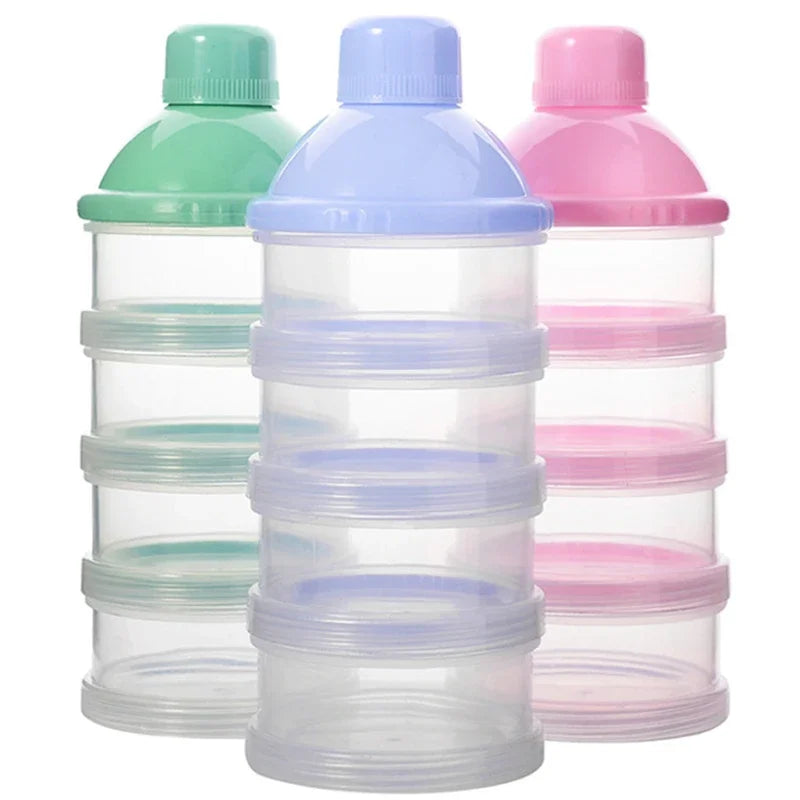 Doseur de Lait en Poudre Bébé Portable 4 ou 5 Compartiments