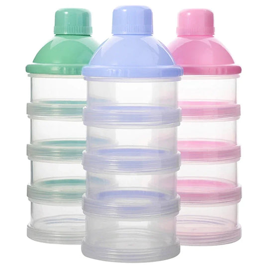 Contenant Lait Poudre Bébé Portable 4/5 Compartiments