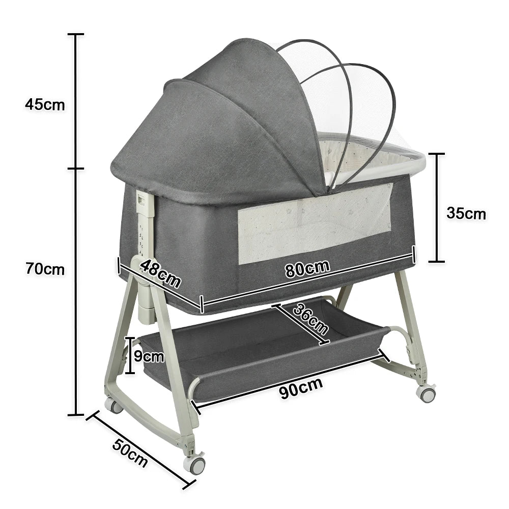 Lit Cododo Bébé Évolutif 4-en-1 – 6 Hauteurs Réglables