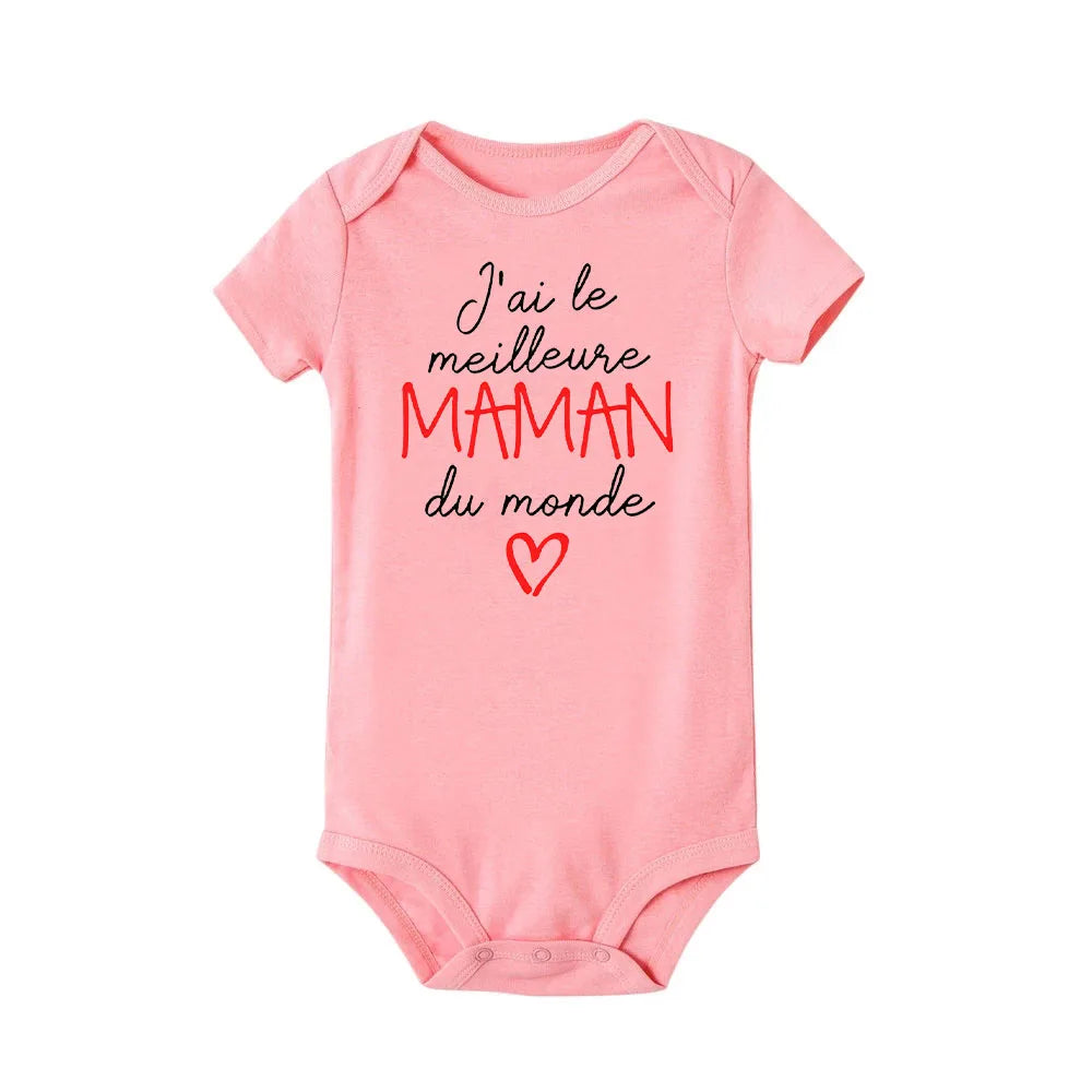 Body Bébé Annonce Marraine ou Parrain – Manches Courtes