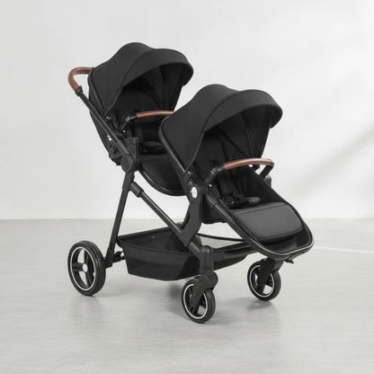 Poussette double convertible pour deux enfants – Bébé Évasion