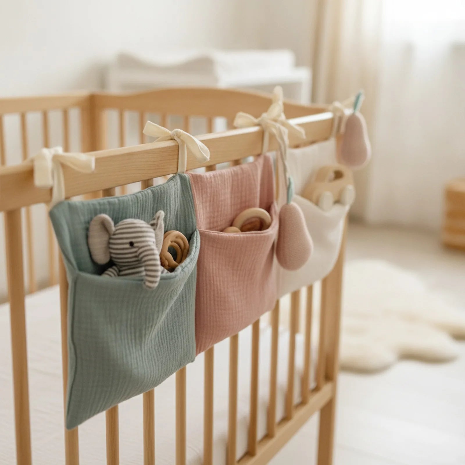 Organisateur Lit Bébé Multifonction