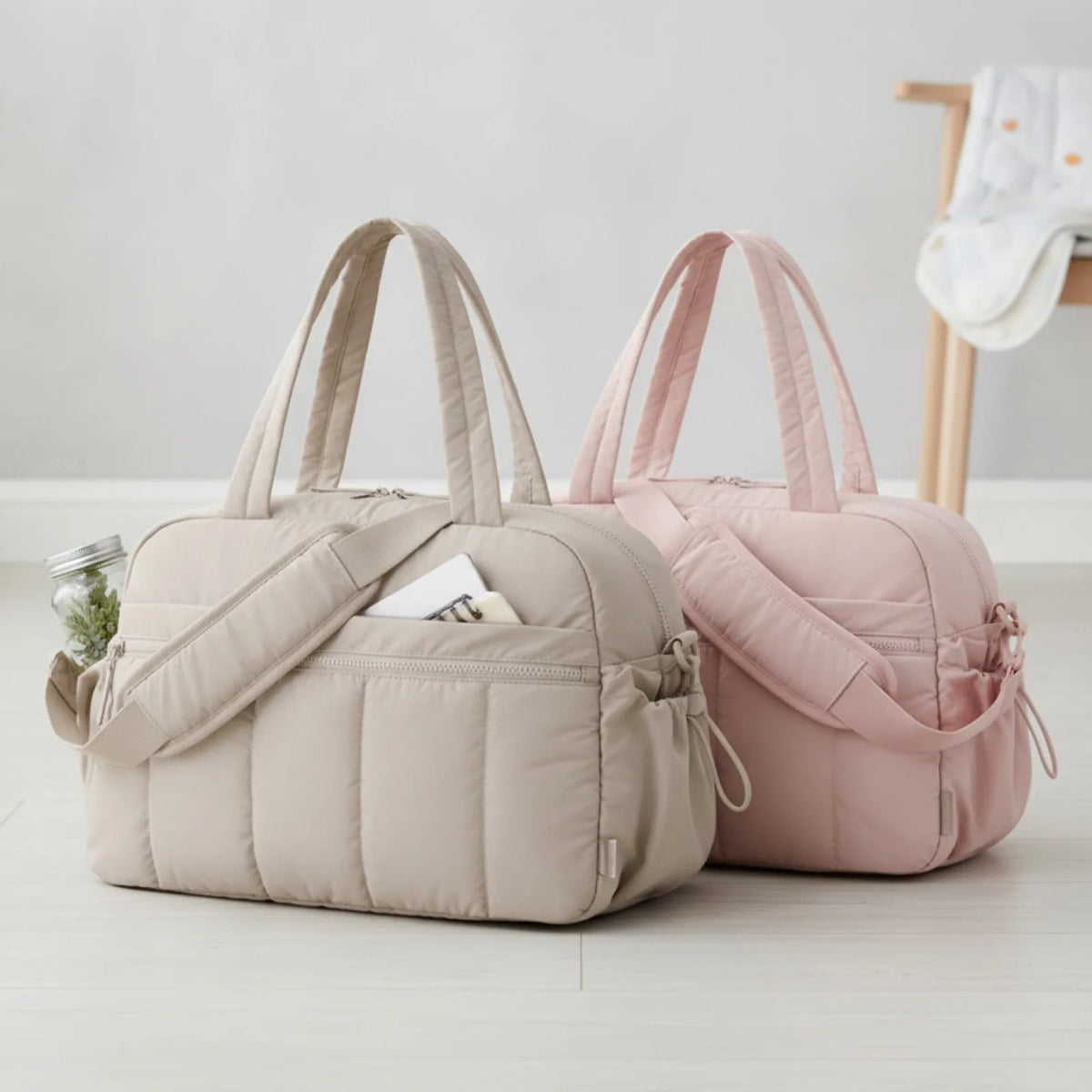 Sac à Langer Imperméable Multifonction avec Rangements