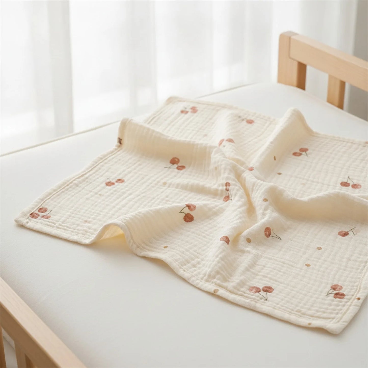 Couverture d'emmaillotage bébé mousseline coton