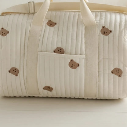 Sac maternité ours : l'organisateur stylé pour jeunes mamans