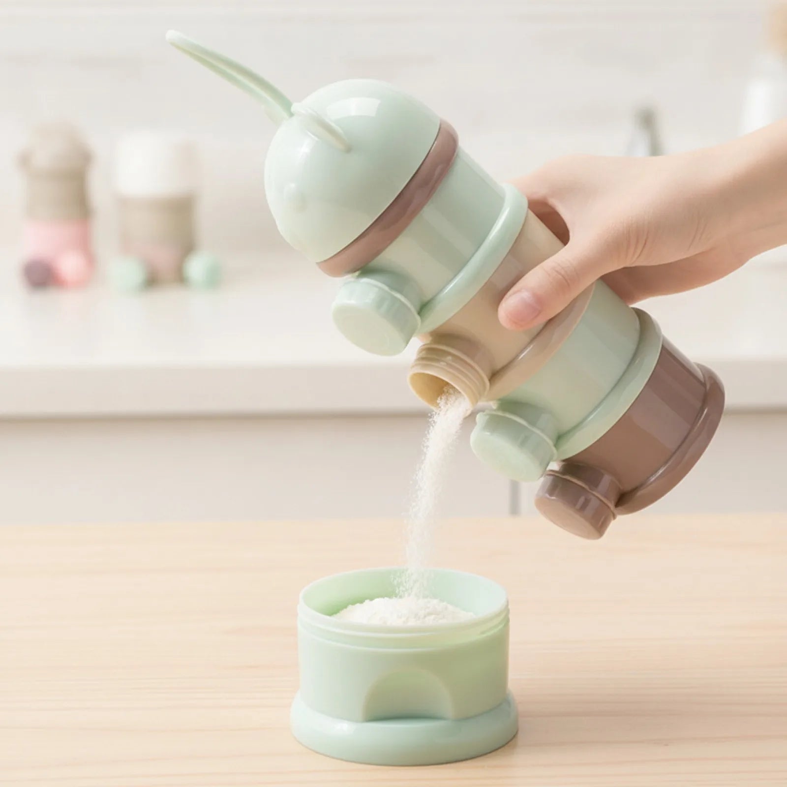 Distributeur Lait Poudre Portable 3-4 Niveaux