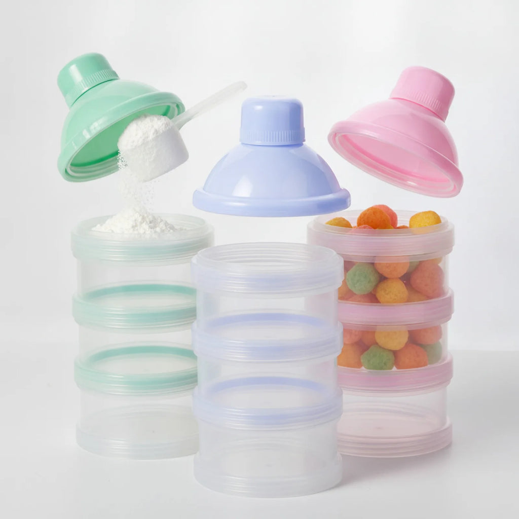 Doseur de Lait en Poudre Bébé Portable 4 ou 5 Compartiments