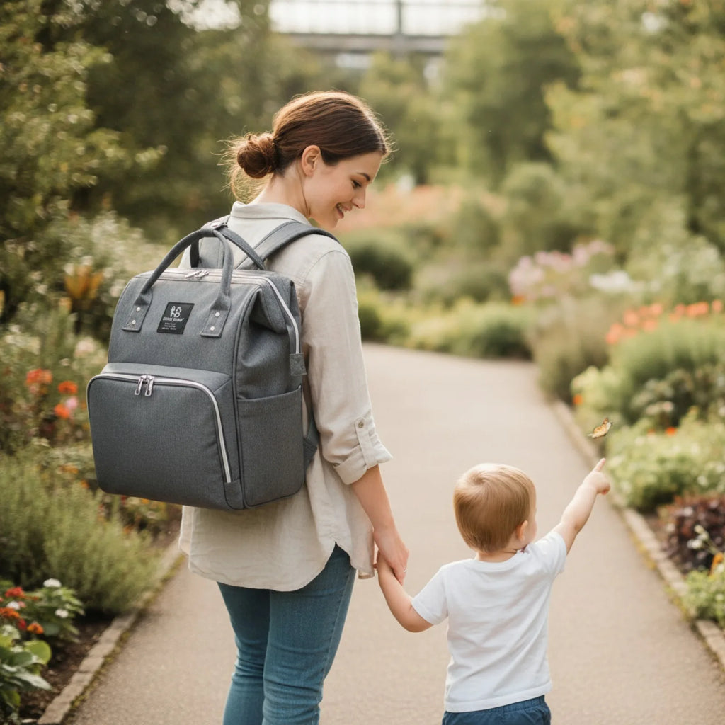 Sac à Dos à Langer Bébé Grande Capacité