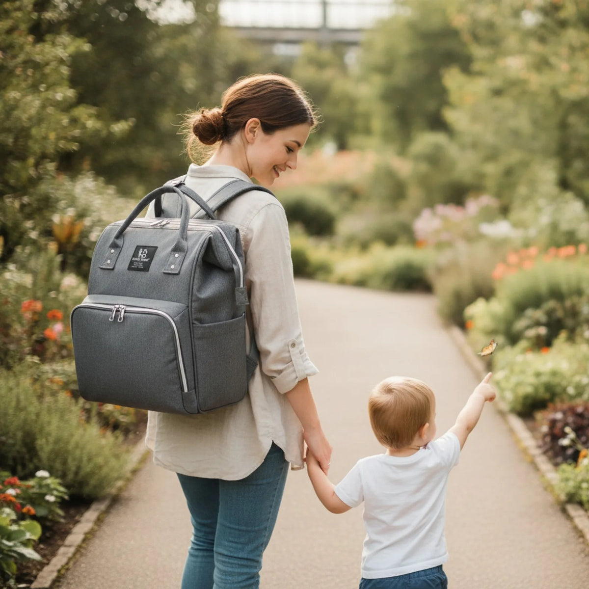Sac à Dos à Langer Bébé Grande Capacité