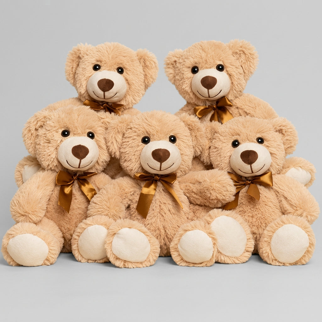 Ours en Peluche Doux 34 cm – Plusieurs Coloris