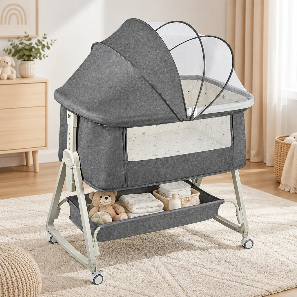 Lit Cododo Bébé Évolutif 4-en-1 – 6 Hauteurs Réglables