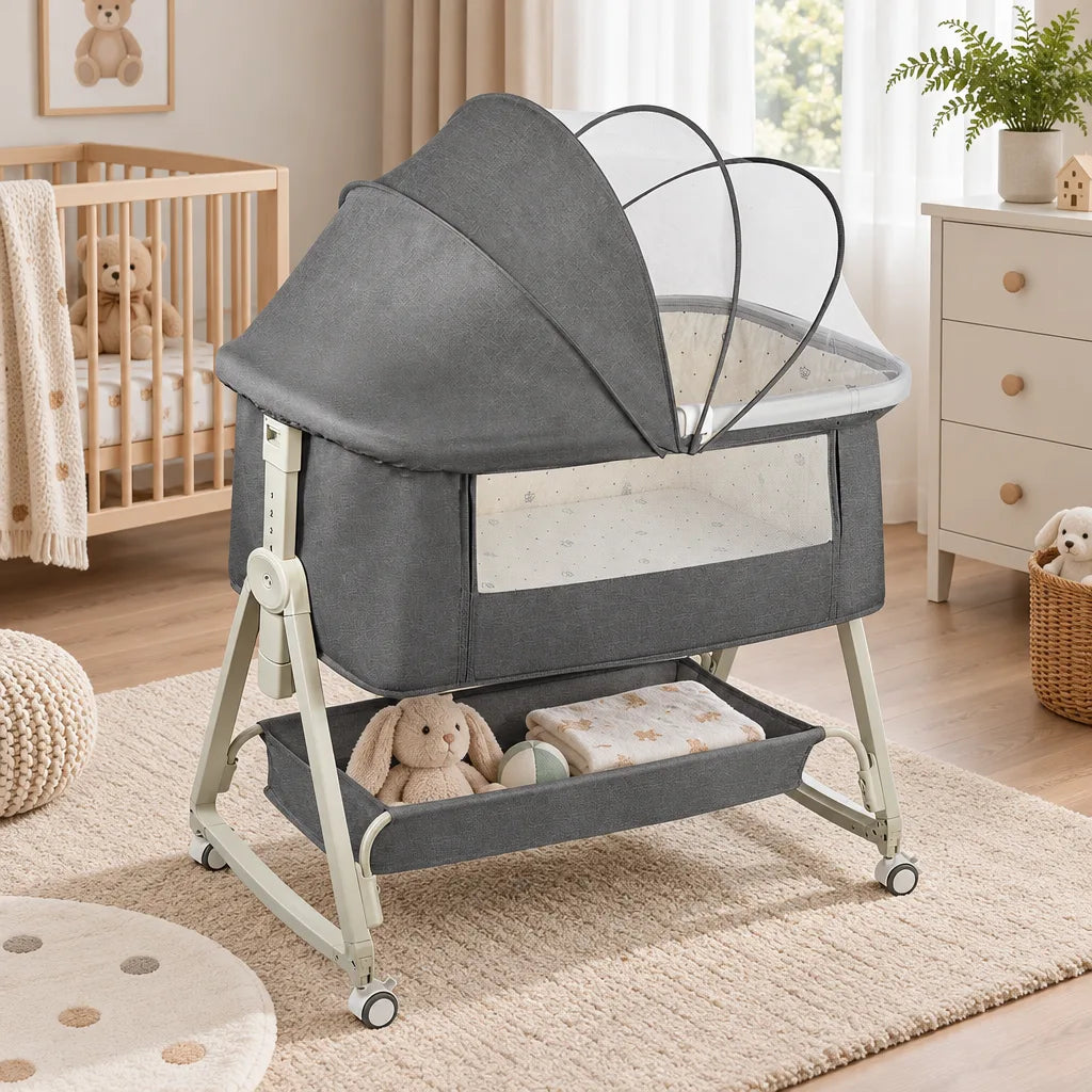 Lit Cododo Bébé Évolutif 4-en-1 – 6 Hauteurs Réglables