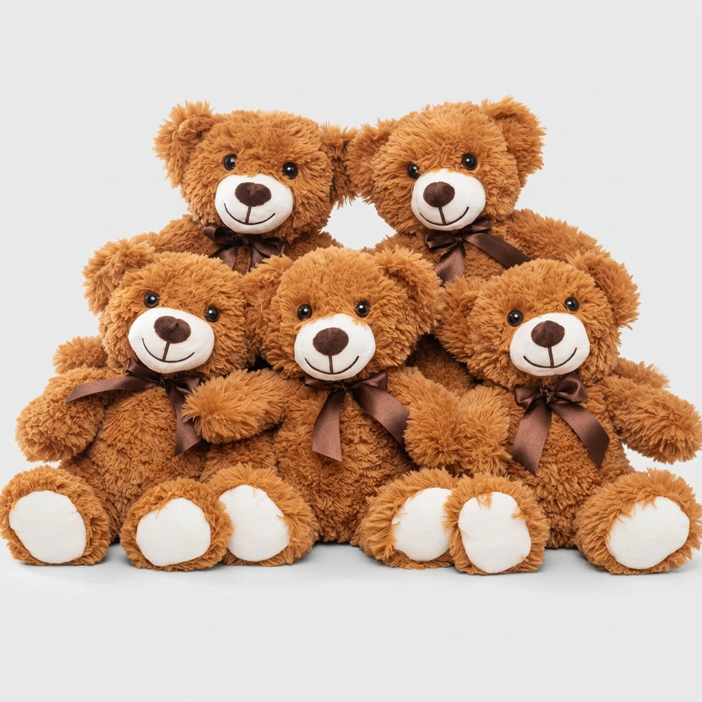 Ours en Peluche Doux 34 cm – Plusieurs Coloris