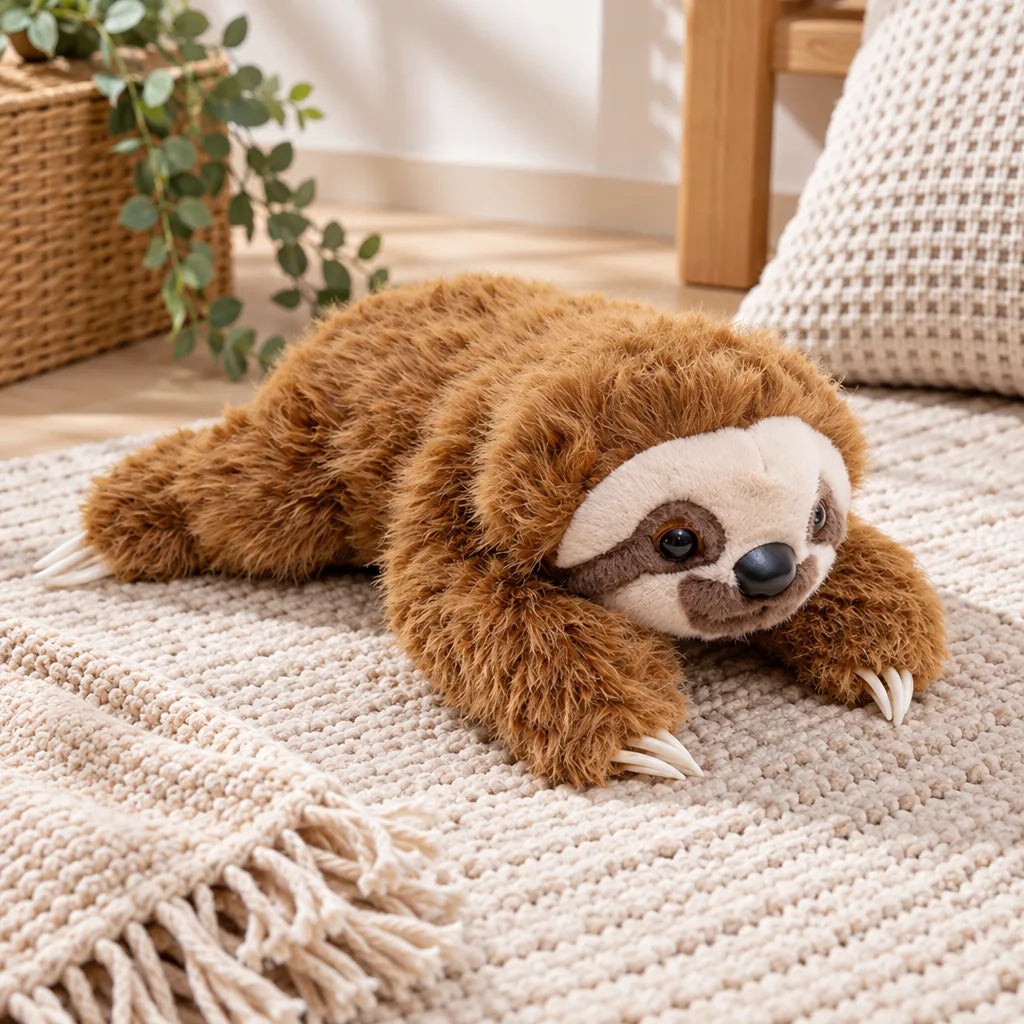 Peluche Paresseux Douce et Moelleuse – 18, 30 et 45 cm