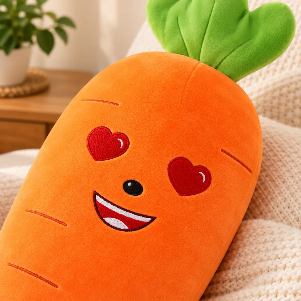 Peluche Carotte Longue et Douce – 90 cm