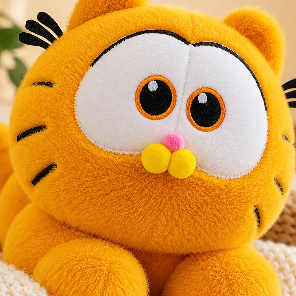 Peluche Chat Style Dessin Animé – Poupée Décorative