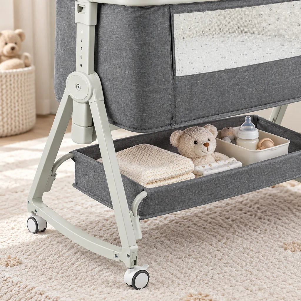 Lit Cododo Bébé Évolutif 4-en-1 – 6 Hauteurs Réglables